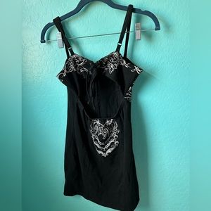 Black Metal Mulisha Mini Dress - Size small